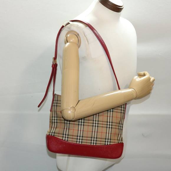 BURBERRY Haymarket Shoulder Bag - Picture 6 of 16